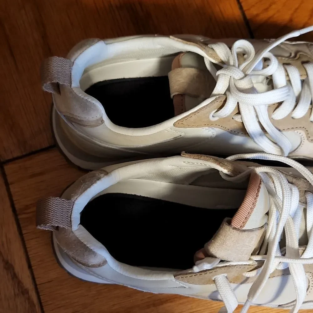 Anthropologie Hoff Art LUXOR Transparent sole sneakers sz 38/7.5